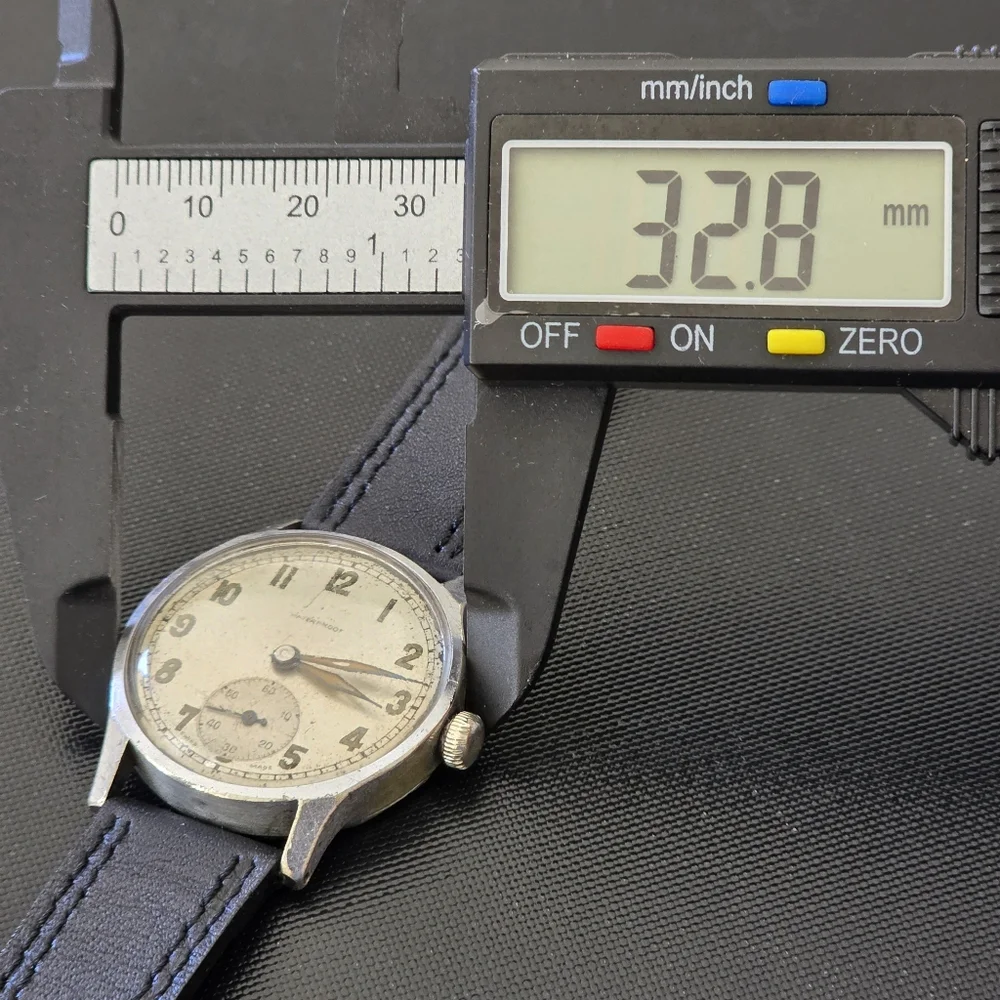 Swiss Military Trench 15J Watch W/ Personal Name Engraving Runs